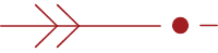 Minimalist red arrow design