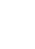 Abstract fox silhouette in white and black