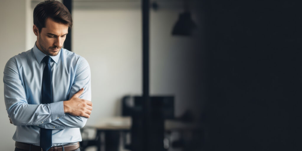 CEO considering how to set strategic leadership expectations.
